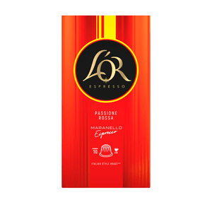 Café em Cápsula Marenello Espresso Passione Rossa Ferrari L'Or – 10 Unidades de 5,2g