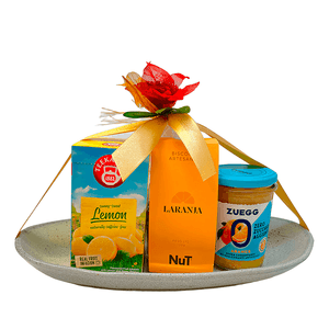Cesta Presente Dia das Mães Seleção Laranja e Limão - 4 itens