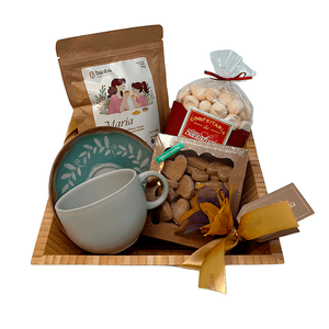 Cesta Presente Dia das Mães Cafés e Biscoitos - 4 itens
