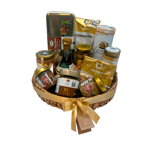 Cesta Presente Dia das Mães Biscoitos e Pastas  - 12 itens