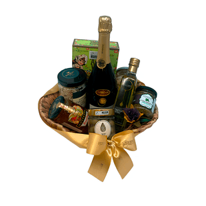 Cesta Presente Dia das Mães Vinho e Risoto - 9 itens