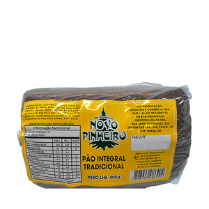 Pão de Forma Integral Tradicional Novo Pinheiro – 400g