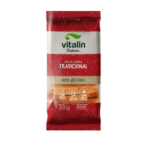 Pão de Forma Sem Glúten Tradicional Vitalin – 300g