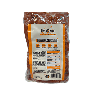 Pão Integral de Castanhas Sem Glúten, Sem Leite e Sem Açúcar Lívia Roncari – 610g
