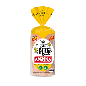 Pão Sem Glúten de Milho Aminna – 400g