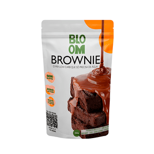 Mistura em Pó Brownie Low Carb Sem Glúten e Sem Lactose Bloom – 250g