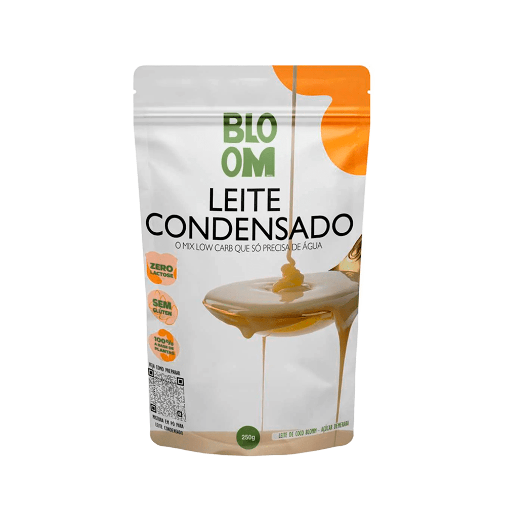 Mistura em Pó Leite Condensado Low Carb Sem Lactose Bloom – 250g