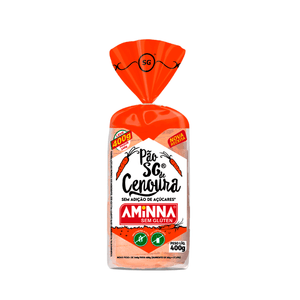 Pão Sem Glúten de Cenoura Aminna – 400g