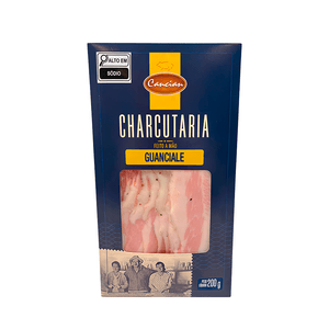 Guanciale Suína Curada Fatiada Cancian – 200g