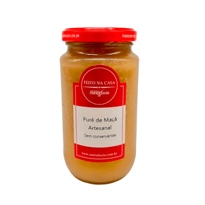 Purê de Maçã Artesanal Sem Conservantes Casa Santa Luzia – 310g