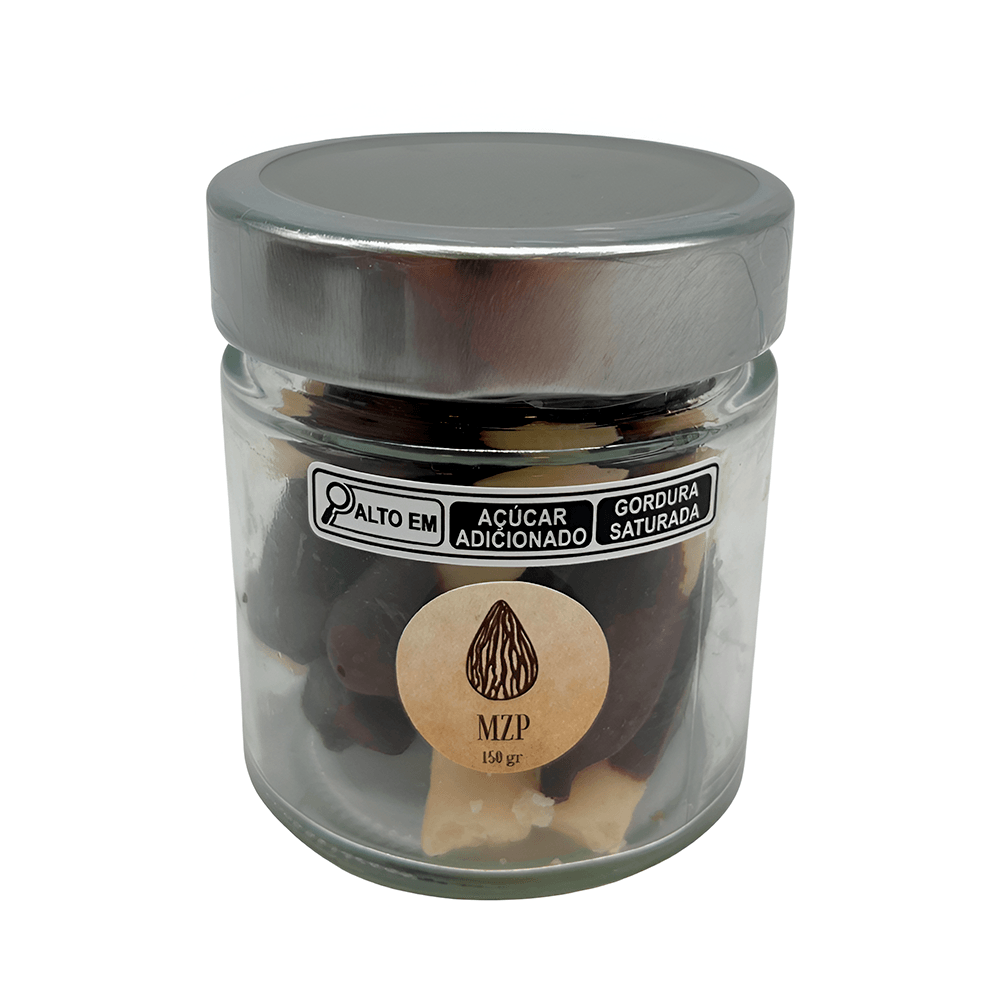Mini Palito de Marzipan com Chocolate Meio Amargo MZP Marzipan – 150g