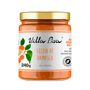 Geleia de Damasco 100% Fruta Villa Piva – 240g