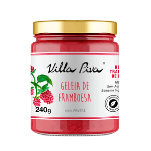 Geleia de Framboesa 100% Fruta Villa Piva – 240g