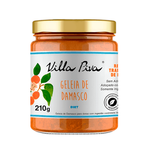 Geleia de Damasco Diet Villa Piva – 210g