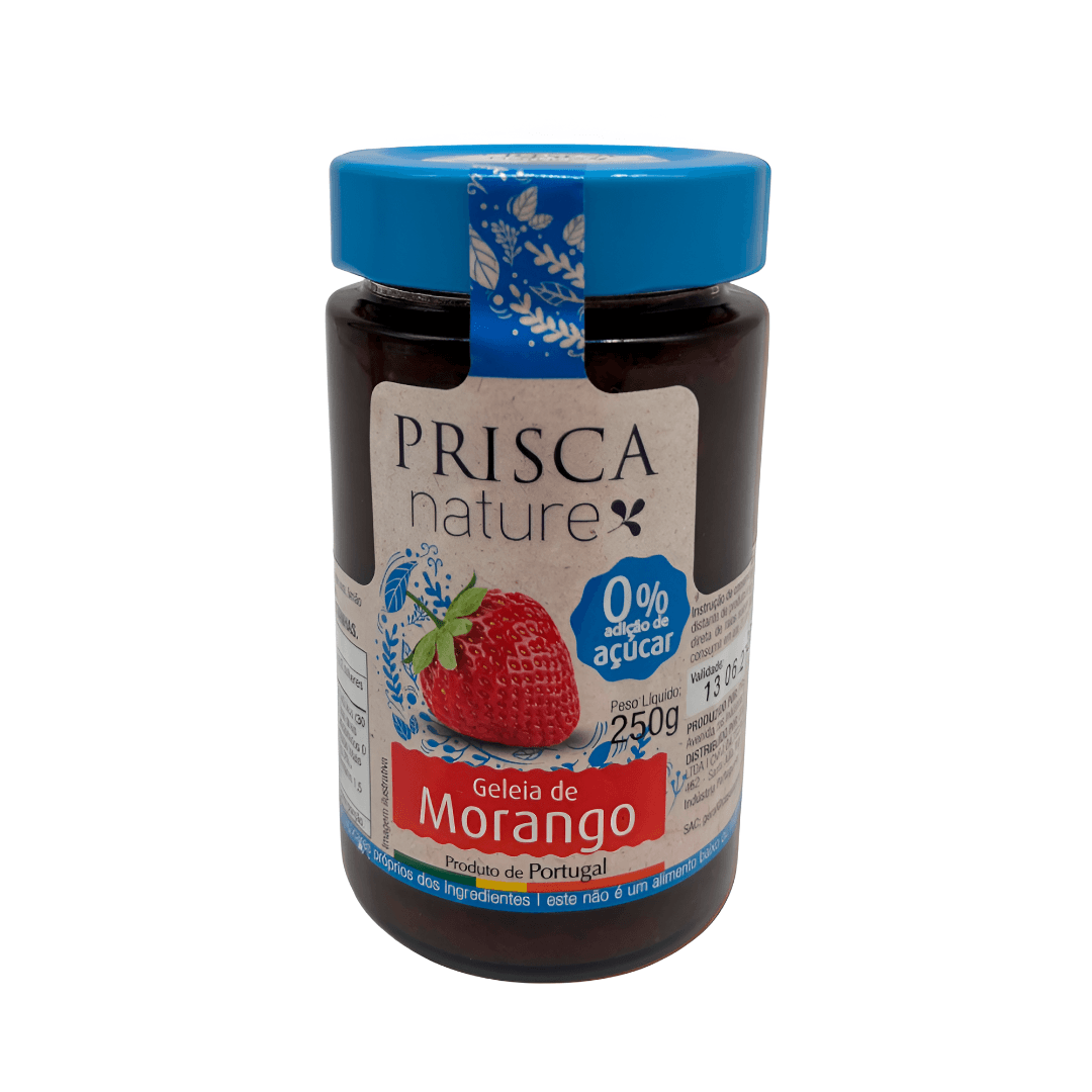 Geleia de Morango Nature 0% Adição de Açúcar Prisca – 250g