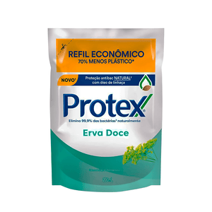 Sabonete Líquido Refil  Erva Doce Protex - 200ml