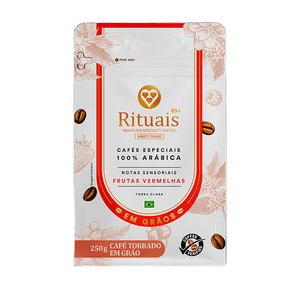 Café Torrado em Grãos Rituais Frutas Vermelhas 3 Corações - 250g