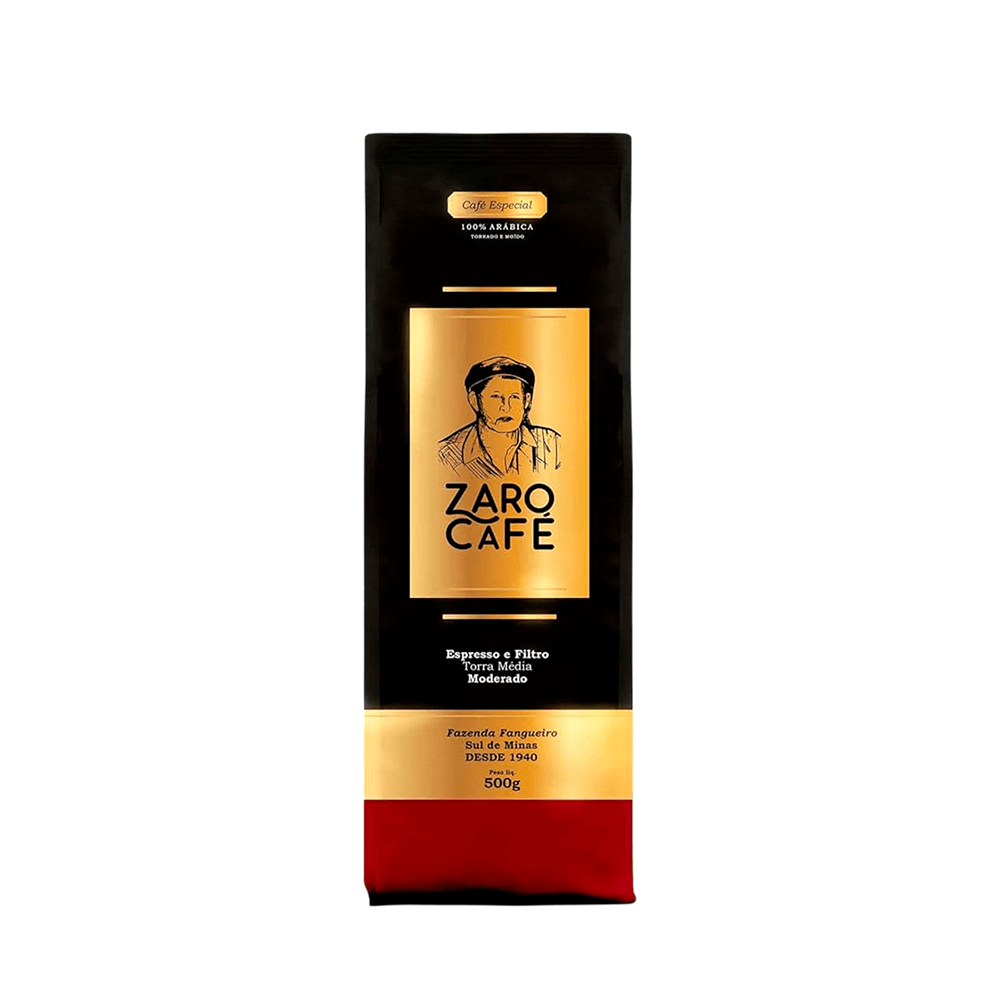 Café em Grãos Torra Média Moderado Zaro Café 500g