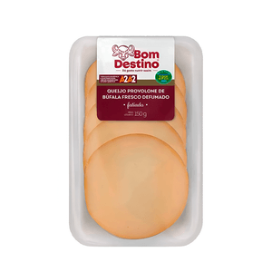 Queijo Provolone de Búfala Fatiado Bom Destino – 150g
