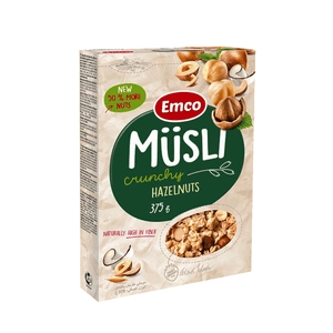 Cereal Matinal Crunchy com Avelã Emco – 375g