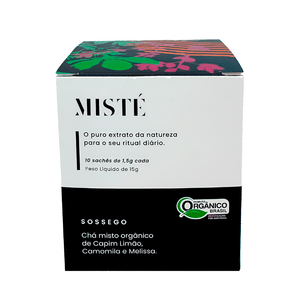 Chá Misto Orgânico Sossego Misté – 10 sachês