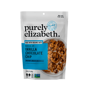 Granola com Pedaços de Chocolate e Baunilha Pouch Purely Elizabeth – 340g