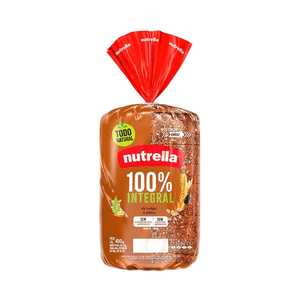 Pão Preto de Forma 100% Integral  Nutrella – 450g