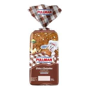 Pão de Forma Grãos e Castanhas Pullman – 450g