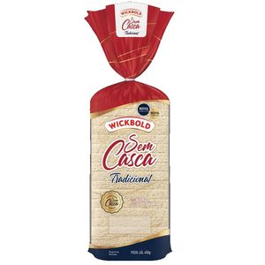 Pão de Forma Sem Casca Wickbold – 450g
