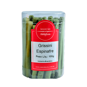 Mini Grissini Espinafre Seleção Casa Santa Luzia – 100g