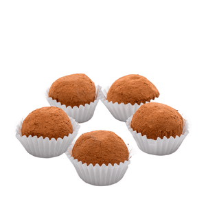 Brigadeiro Chocolate Meio Amargo Belga  8 Unidades  Casa Santa Luzia – 110g