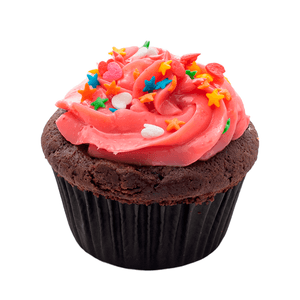 Cupcake Chocolate com Brigadeiro Rosa Casa Santa Luzia – 115g