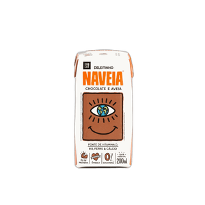 Bebida Vegetal de Aveia Com Chocolate Naveia - 200ml