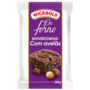 Brownie Mini Avelã Wickbold – 30g