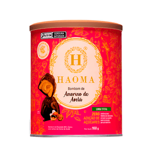 Bombom Amorino de Avelã Haoma Zero Açúcares - 160g