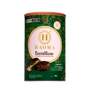 Biscottino Pistache com Chocolate ao Leite Haoma – 168g