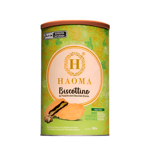 Biscottino Pistache com Chocolate Branco Haoma – 168g