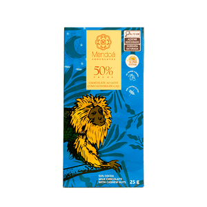 Chocolate 50% Cacau ao Leite com Castanha de Caju  Mendoá  – 80g