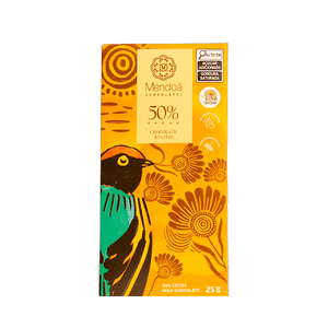 Chocolate 50% Cacau ao Leite  Mendoá – 80g