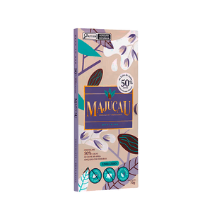 Chocolate 50% Cacau Adoçado com Tâmara Manjucau - 70g