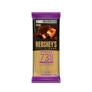 Chocolate Hershey's Special Dark Amêndoas Toffee 73% Cacau – 80g