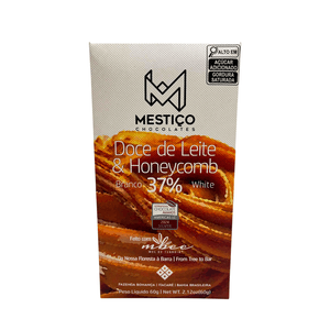 Chocolate Mestiço Doce de Leite Honeycomb 37% Cacau – 60g