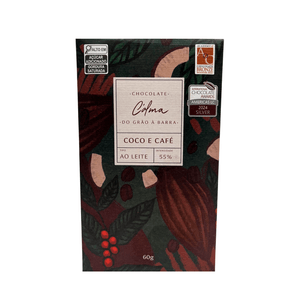 Chocolate C´Alma Ao Leite Coco Café – 60g