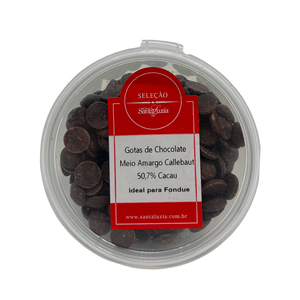 Chocolate Meio Amargo em Gotas 50,7% Callebaut – 200g
