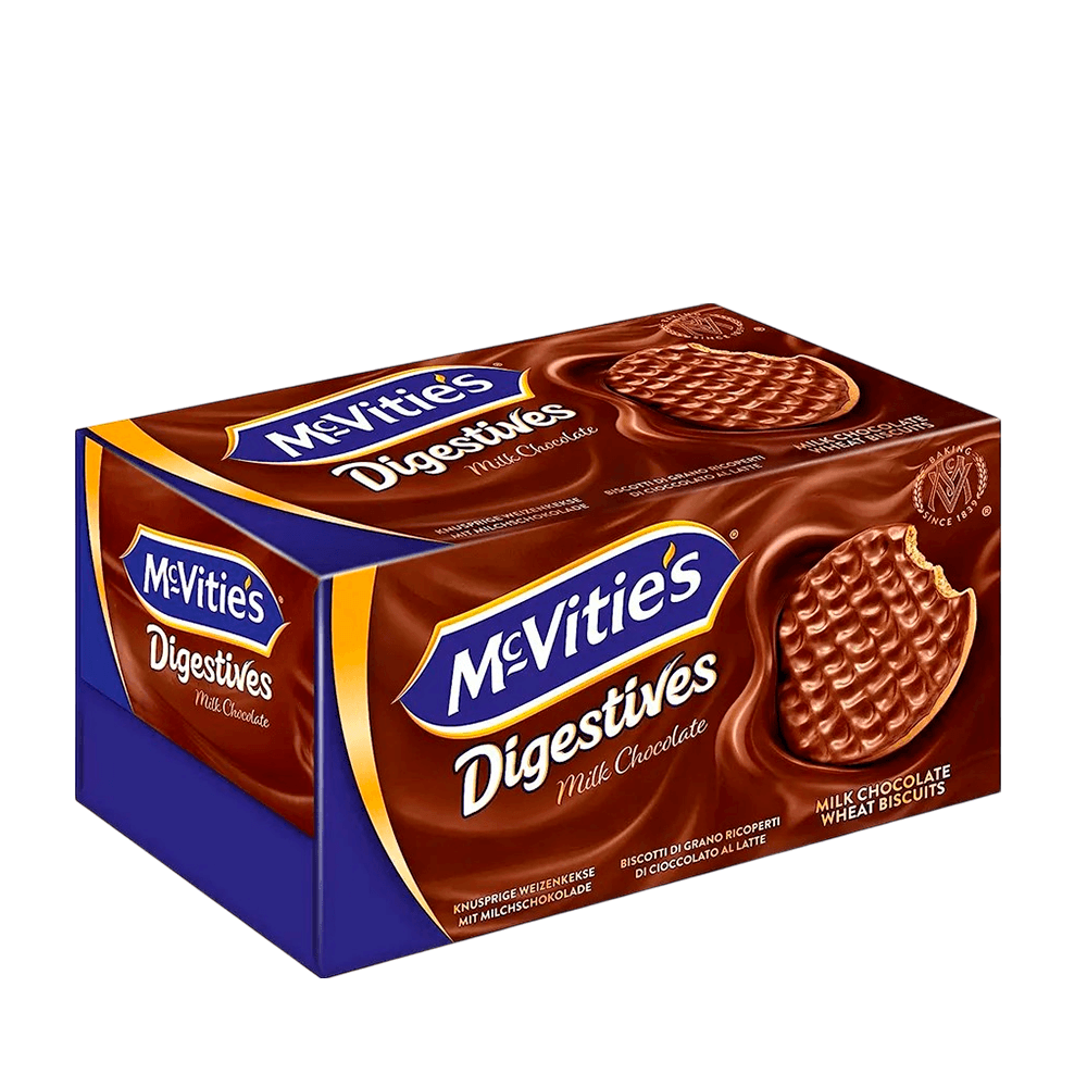 Biscoito Digestive com Chocolate ao Leite MC Vitie´s 200g
