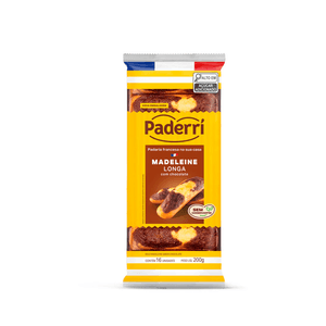Madeleine Paderri Recheada com Chocolate – 200g