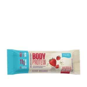 Barra de Proteína Sem Glúten Sabor Morango  Equaliv – 40g