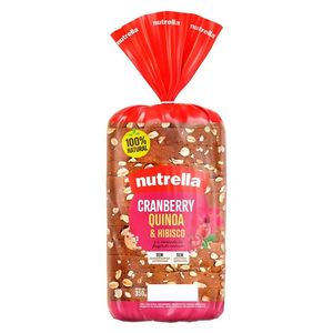 Pão de Forma Cranberry, Quinoa e Hibisco Nutrella – 350g