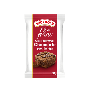 Brownie Mini Chocolate ao Leite Wickbold– 30g
