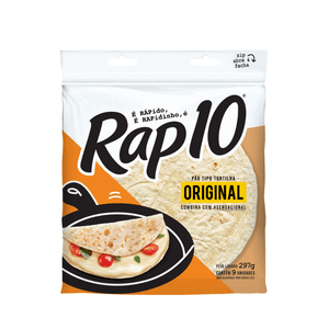 Pão Tortilha Tradicional Rap 10 Pullman – 330g